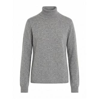 Max Mara Truien & Vesten, Dames, Grijs, L, Wol, Educata Turtleneck