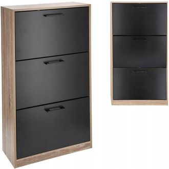 OEM Zapatero, Librer&iacute;a De 3 Compartimentos, Zapatos, C&oacute;moda Espaciosa Para El Recibidor, Librer&iacute;a