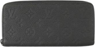 Louis Vuitton Pre-owned Taurillon Long wallet (bi-fold) - Heren - Vintage Accessoires - Zwart - ONE Size - Vintage