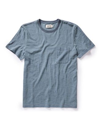 Taylor Stitch The Organic Cotton Tee in Washed Indigo
