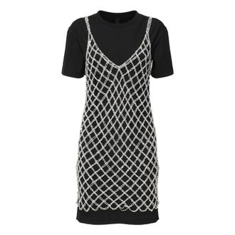 Pinko Pinko, Dames, Jurken, Zwart, Maat: XS Katoen