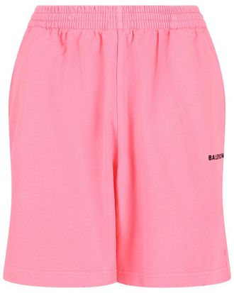 Balenciaga Logo Print Sweat Short