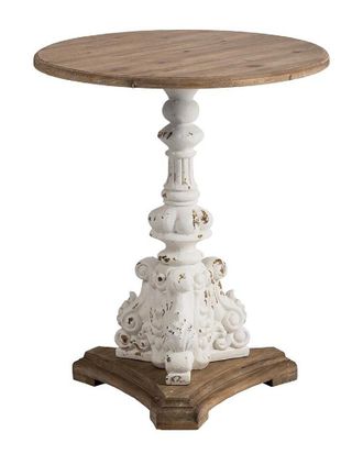 A&B Home Antique Round Side Table