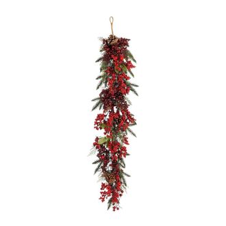 MiCa Decorations Guirnalda randell rojo h10xb18xl110cm