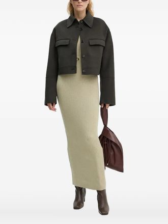 Nanushka buttoned flap-pocket jacket - Grey