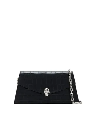 Alexander McQueen Black Skull Mini Shoulder Bag