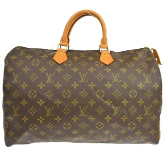 Louis Vuitton Speedy Monogram Canvas Brown Canvas Handbag (Pre-Owned)