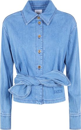 Patou Long Sleeves Knot Shirt