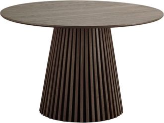 Moloo de comedor redonda para 4 personas &oslash;120 cm roble ahumado