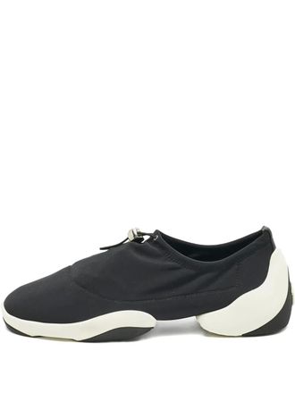Giuseppe Zanotti Light Jump cord-lock slip-on sneakers - men - Neoprene/Nylon/Rubber - 41.5 - Black