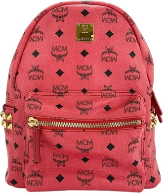 MCM Mcm Red Color Backpack (Pre-Owned)