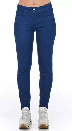 Frankie Morello Modieuze en veelzijdige blauwe jeans voor vrouwen - Dames - Skinny Jeans - Blauw - W30 - Jeans