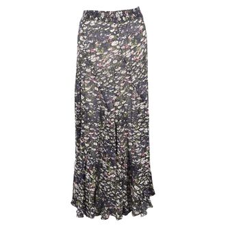 Ganni Ganni Sheer Maxi Skirt in Floral Print Viscose