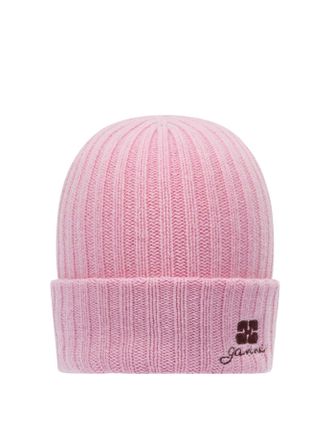 Ganni Wool Blend Beanie