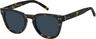 Tommy Hilfiger TH 86/S 086(Ku) Zonnebril - Heren - Zonnebrillen - Bruin - 49 MM - Accessoires