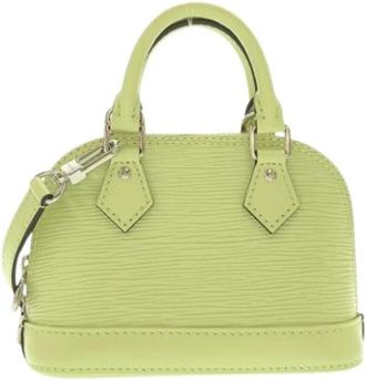 Louis Vuitton Pre-owned Mini Bag - Dames - Vintage Mini Tas - Groen - ONE Size - Leer - Vintage