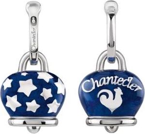 CHANTECLER Zilveren Bel Oorbel - Dames - Oorbellen - Grijs - ONE Size - Accessoires
