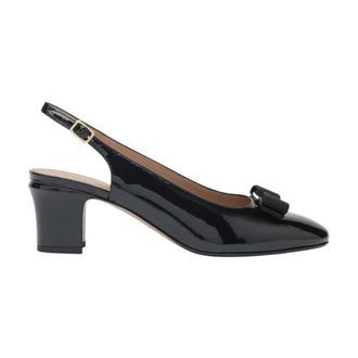 Ferragamo Pumps, female, Black, Size: 7 1/2 US Mid Sling Pump