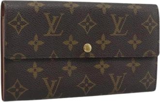 Louis Vuitton Pre-owned Long Wallet - Dames - Vintage Accessoires - Bruin - ONE Size - Vintage