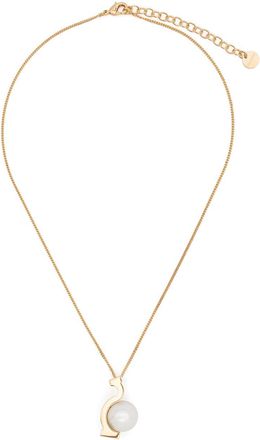 Ferragamo Collana con pendente logo - Oro