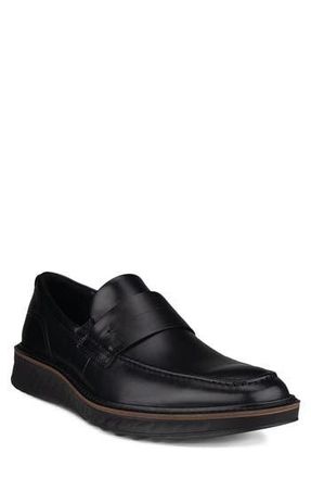 Ecco St.1 Hybrid Penny Loafer in Black at Nordstrom Rack, Size 6-6.5Us / 40Eu