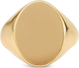 Maison Margiela Anello ovale - Oro