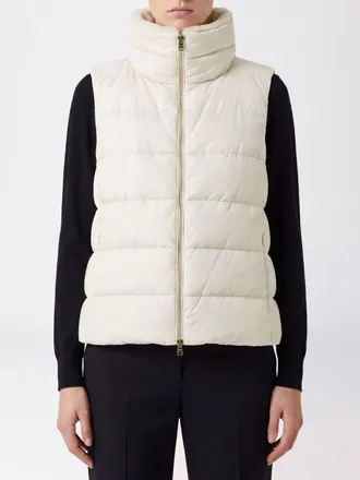 Herno Water-Repellent Padded Polyester Gilet with High Neck and Zip