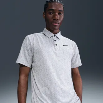 Nike Mens Tour Dri-FIT Golf Polo in Grey | HM5794-025