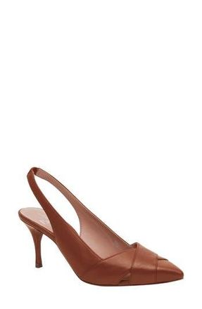 Linea Paolo Nelly Pointed Toe Slingback Pump in Cognac at Nordstrom Rack, Size 10