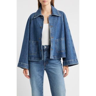Frame Denim The Denim Swing Jacket in Hex at Nordstrom Rack, Size Small