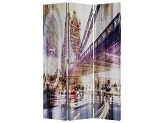 Schubiger M&ouml;bel Paravent London Collage Wendemotiv