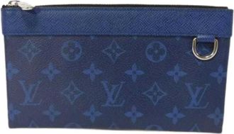 Louis Vuitton Pre-owned Clutches, male, Blue, Size: ONE SIZE Pre-owned Pochette