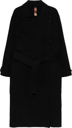 Glox Belted Patch-pocket Coat