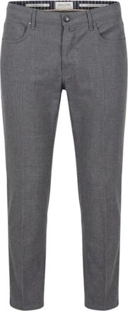 Jacob Cohen Pant 5 Pkt Slim Fit Bard Panama Raw - Trousers - Hombre - Gris - W34