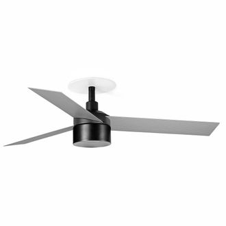 Netlighting Cruiser Recessed 106cm TEK LED Ceiling Fan Black Aluminium Blades