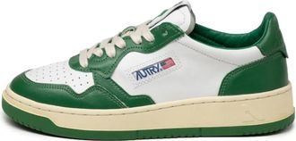 Autry (WMNS) Autry Medalist Low Leather Green White AULW-WB03