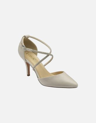 Lotus Womens Elissa Womens Strappy Court Shoes - Tan - Size: 7