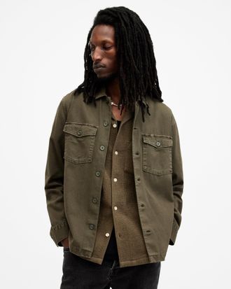 AllSaints Spotter Slim Fit Overshirt
