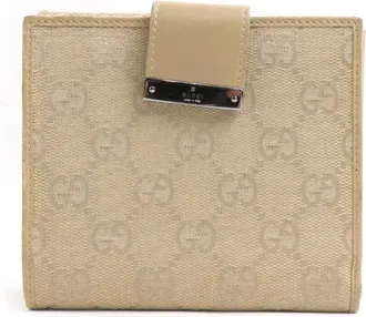 Gucci Beige Gg Canvas Wallet (Bi-Fold) (Pre-Owned)
