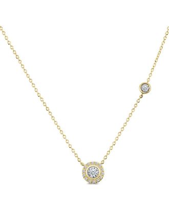 Sabrina Designs 14K 0.10 Ct. Tw. Diamond Pave Heart Necklace