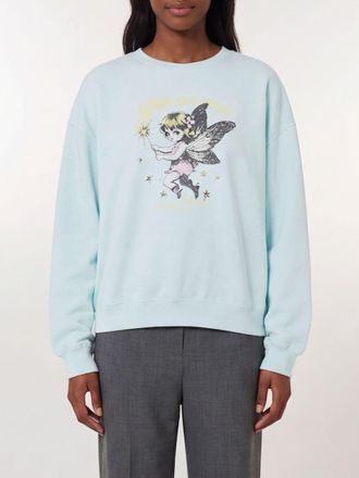 Ganni Felpa a girocollo in cotone organico stampata Ganni