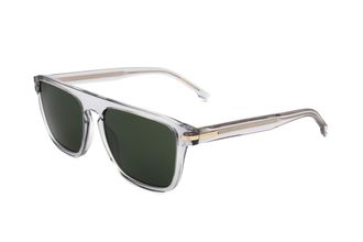 HUGO BOSS Mens 56mm Grey Sunglasses