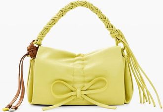 Desigual Borsetta verde lucida con fiocco