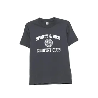Sporty & Rich Logo-print T-shirt