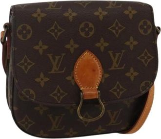 Louis Vuitton Pre-owned Cross Body Bags, female, Brown, Size: ONE SIZE Pre-owned Vintage Canvas Cross Body Bag