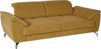 Sit&more 2,5-Sitzer »Percy« 12 cm Fusshöhe, Sitztiefenverstellung, wahlweise Kopfteilverstellung