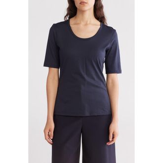 Theory Junia Pima Cotton T-Shirt in Nctrn Way at Nordstrom Rack, Size Petite