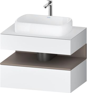 Duravit Duravit Qatego Consola Mueble Bajo Lavabo, 1 Extra&iacute;ble, 1 Caj&oacute;n