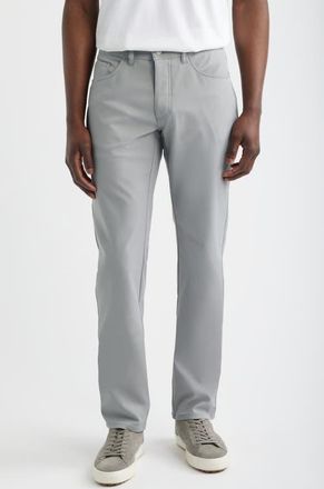 Scott Barber Sonoma Twill Five-Pocket Pants in Silver at Nordstrom, Size 35