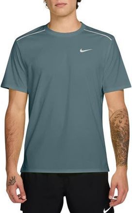 Nike Miler Dri-FIT UV Short Sleeve Running Top in Mineral Slate at Nordstrom Rack, Size Xx-Large